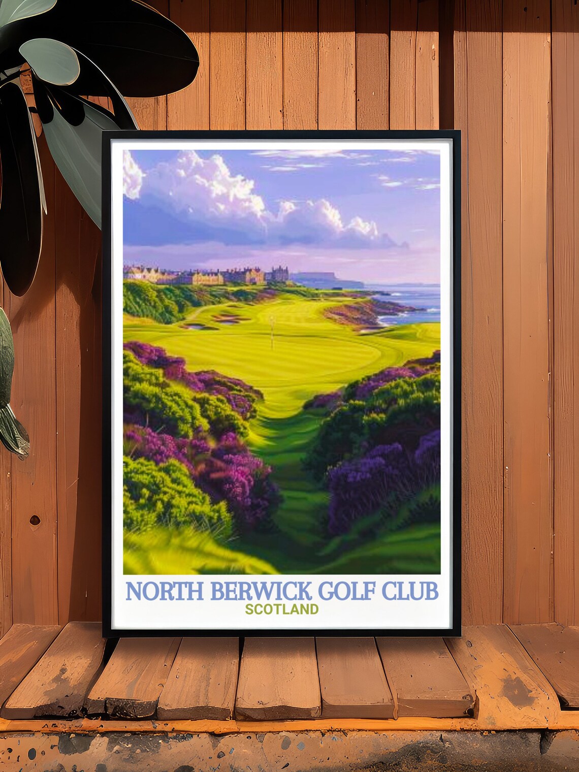 North Berwick Golf Club Scottish Art Print - Image 2