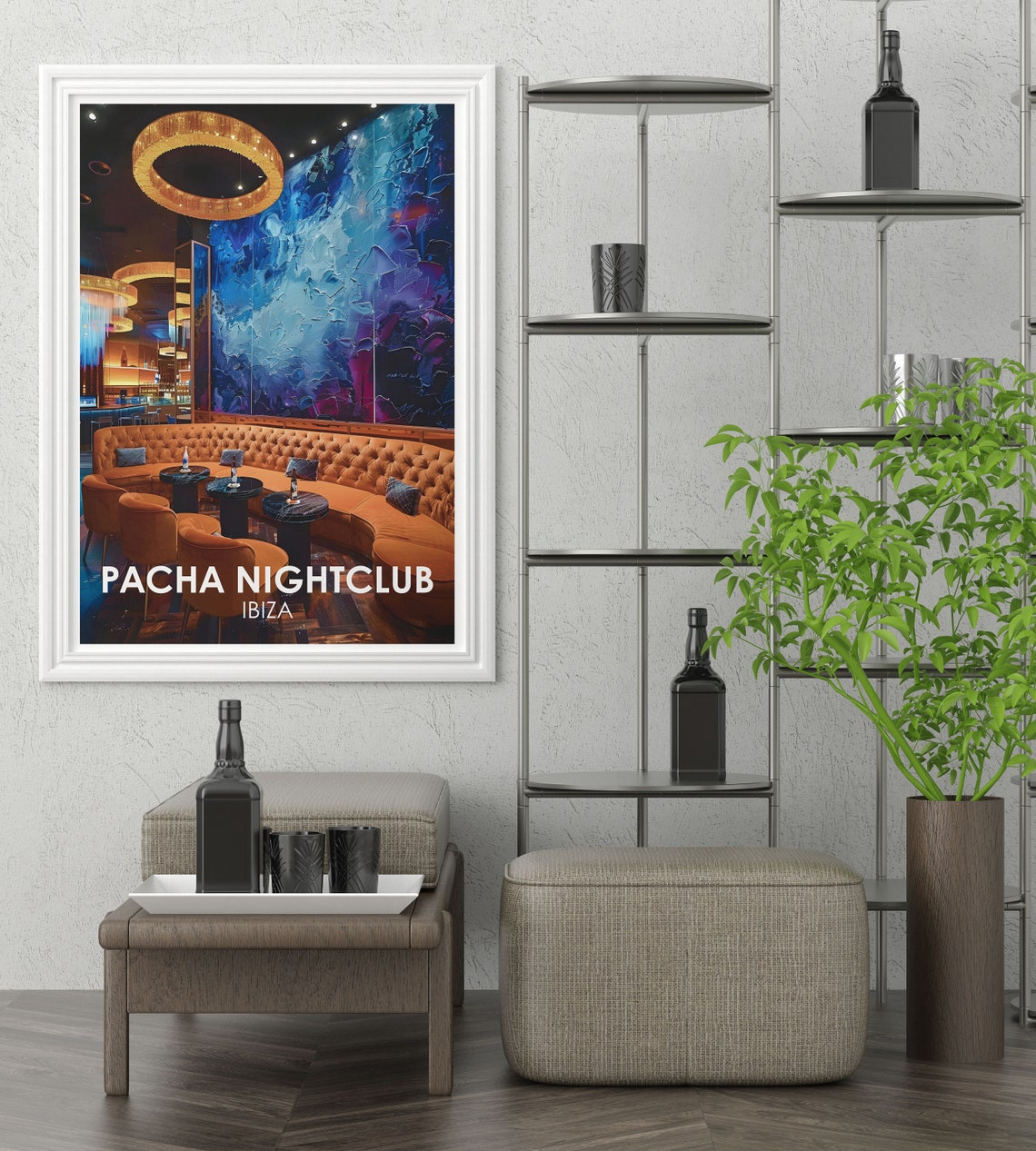Vintage Pacha Nightclub Poster Pacha Nightclub Poster Pacha Nightclub Vintage Travel Poster For Vip Lounge Decor - Image 2