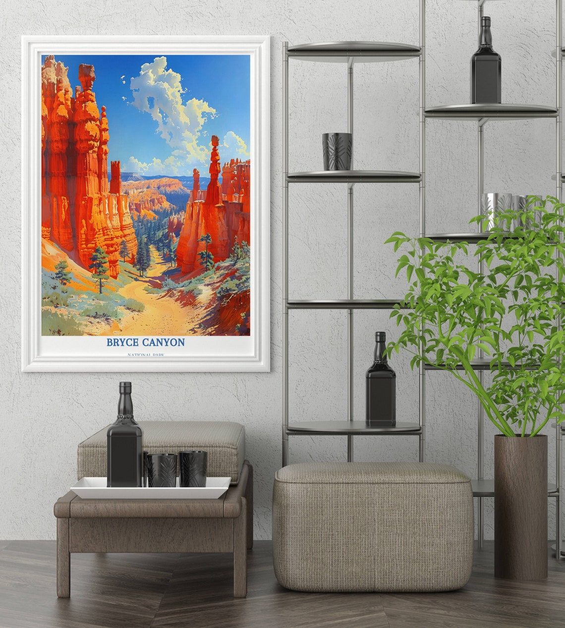 Bryce Canyon Orange Hoodoos Rock Spires Utah National Park Poster - Image 4