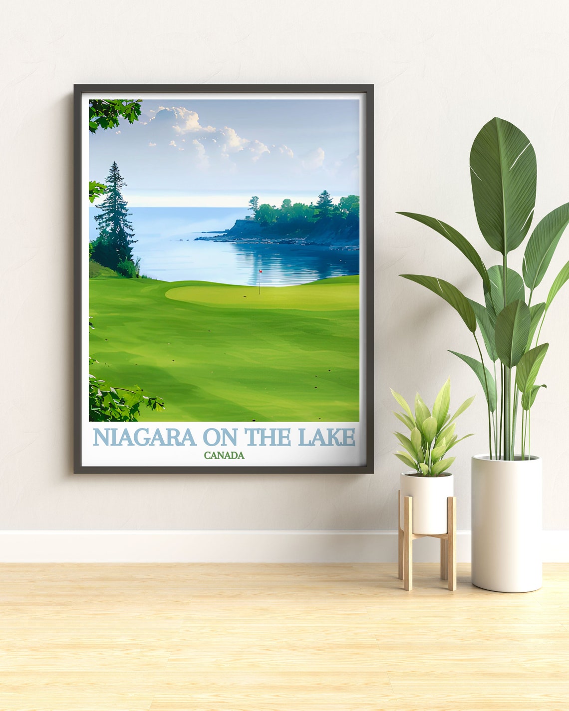 Niagara on the Lake Canada Golf Course Beside Lake Ontario Poster - Image 2