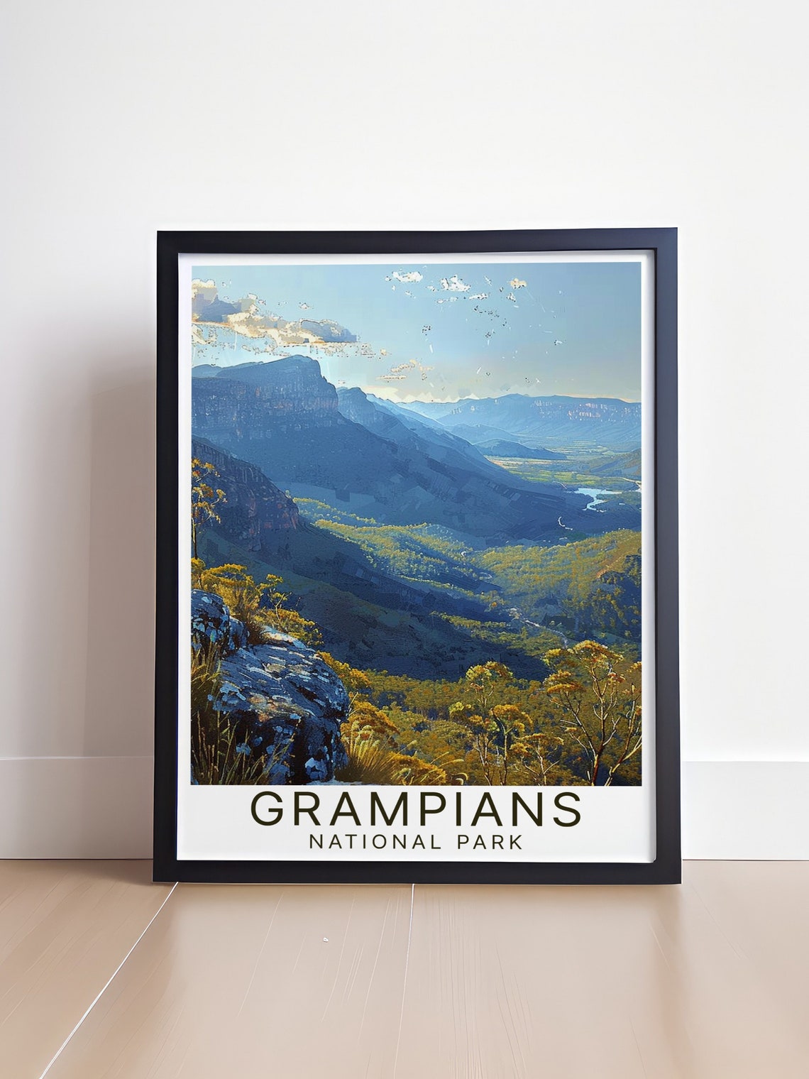 Grampians National Park Mountain Valley Vista Panorama Poster - Image 4