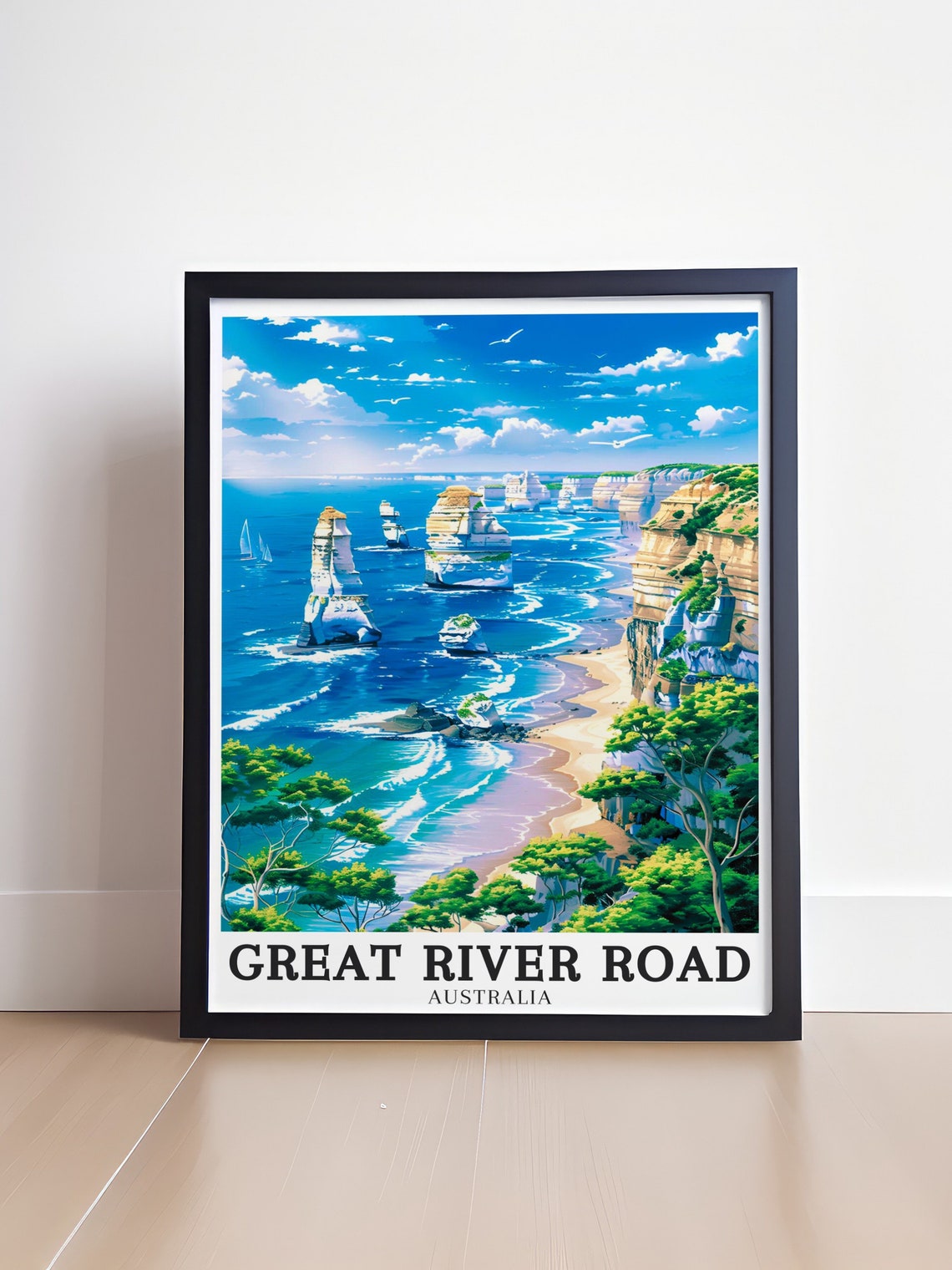 Great River Road Australia Twelve Apostles Limestone Stacks Poster - Image 4
