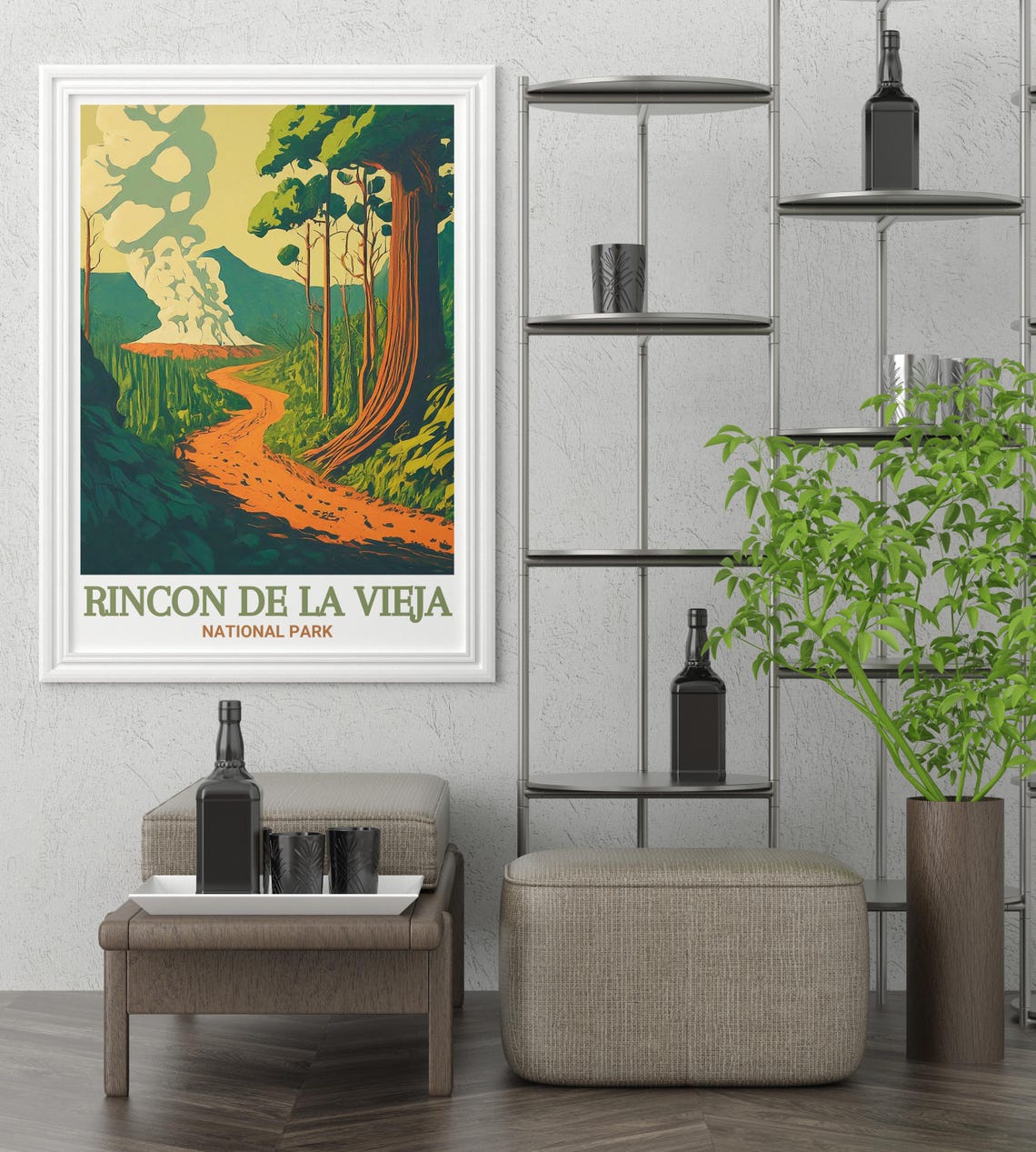 Rincon de la Vieja National Park Volcano Trail Jungle Poster - Image 3