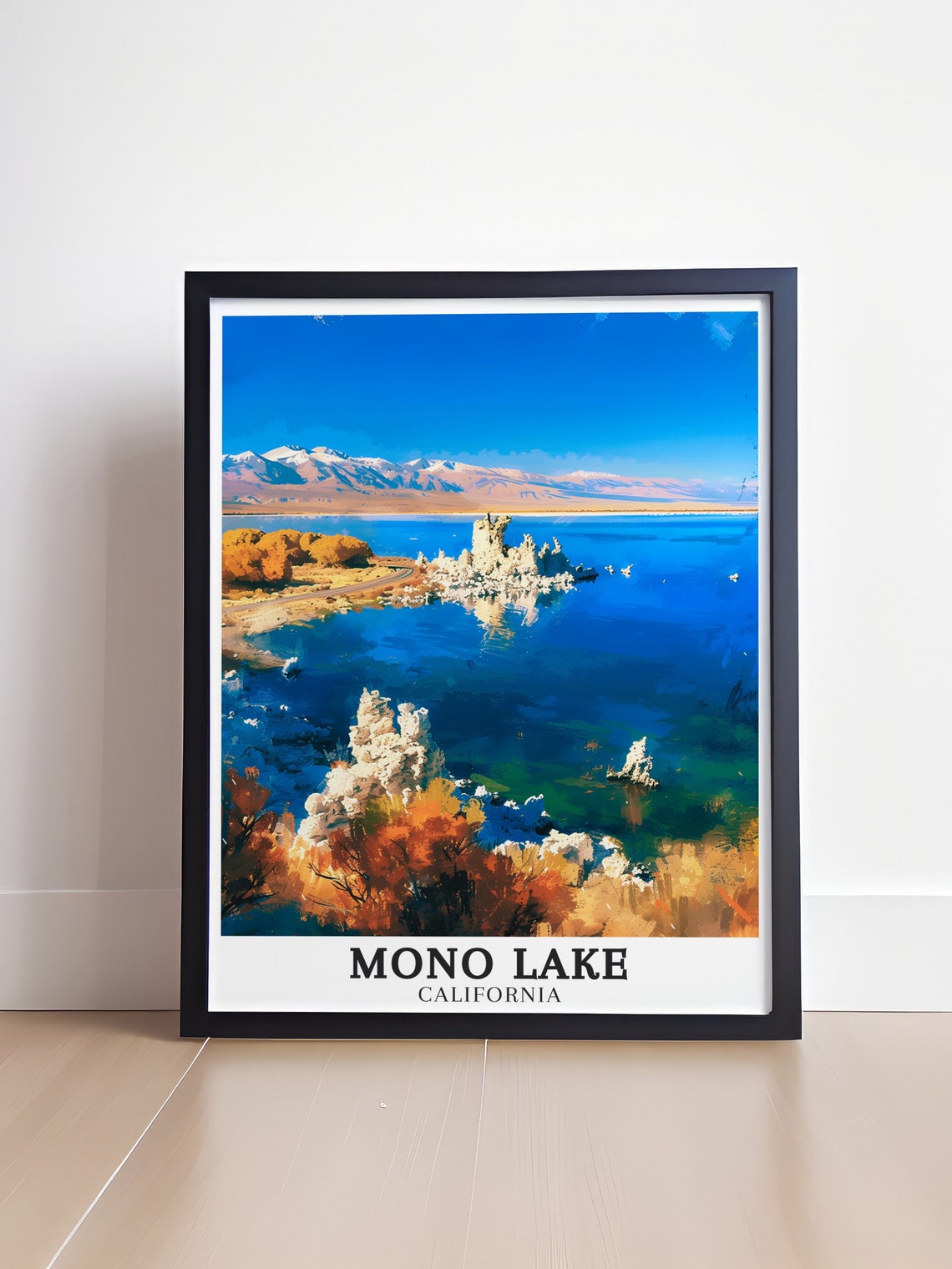 Mono Lake Tufa Towers With Sierra Nevada Peaks California Poster - Image 4