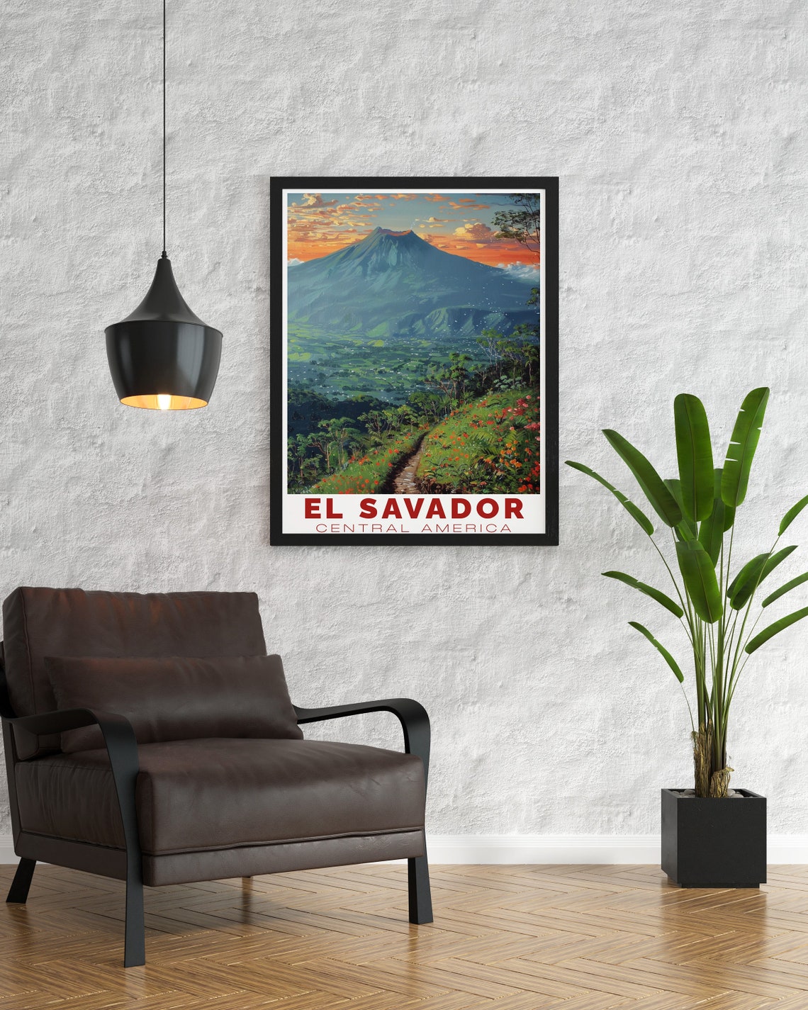 El Salvador Art Collection El Boquern National Park Print Captivating San Salvador Poster El Boquern National Park Poster - Image 3