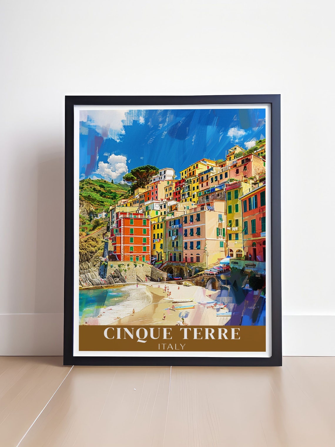 Cinque Terre Vibrant Cliffside Village Above The Harbor Poster - Image 4