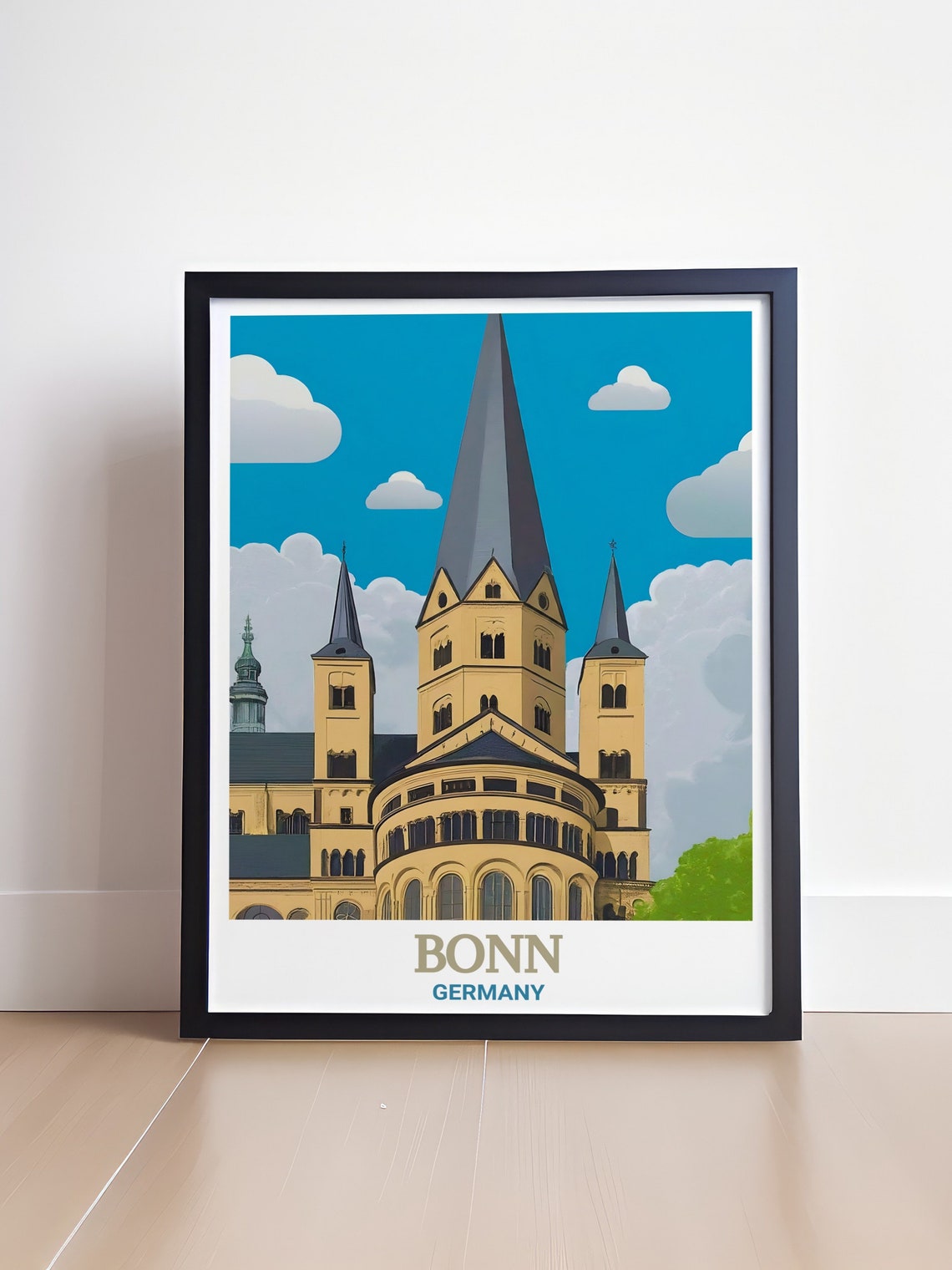 Bonn Germany Minster Cathedral Towers Gothic Architecture Poster - Image 4
