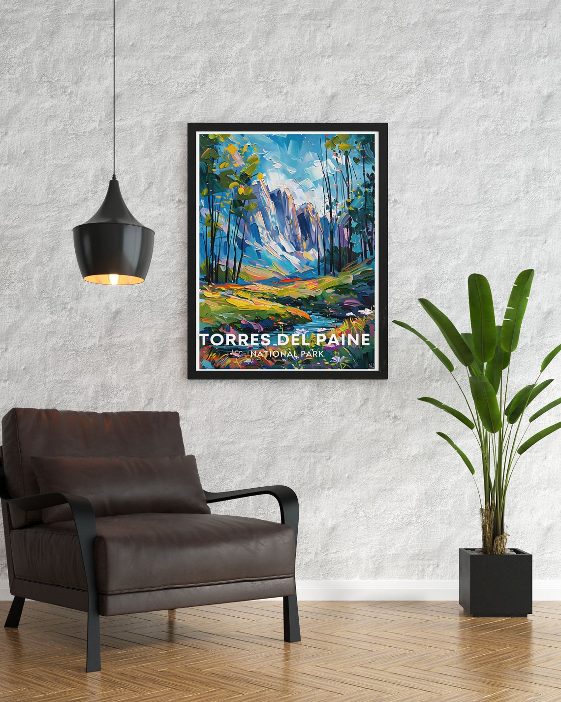 Torres Del Paine National Park Poster Travel Poster Of Glaciar Gray Glaciar Gray Art From Torres Del Paine - Image 2
