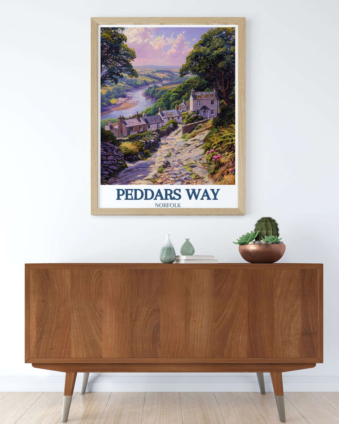Peddars Way Santon Downham River Valley Norfolk Trail Poster - Image 2