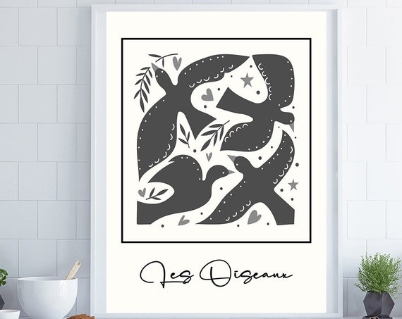 Mid Century Modern Mid Century Wall Art Mid Century Art Retro Wall Art Retro Print Retro Art Print Geometric Art Living Room Art