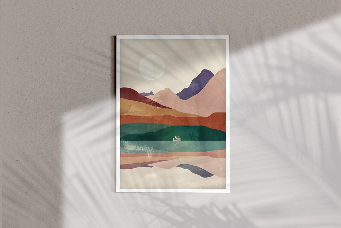 Landscape Print, Living Room or Office Decor - Image 2