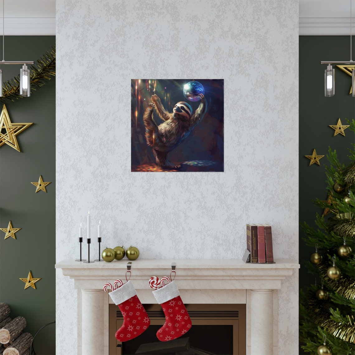 Sloth Dancing In The Club, Funny Sloth Poster - Image 2