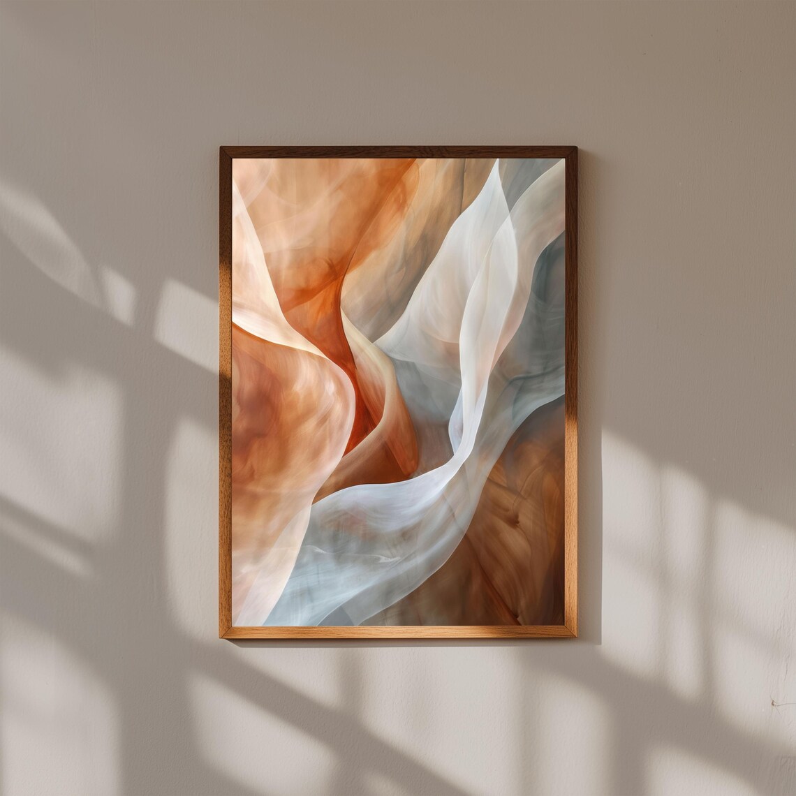 Abstract Organic Wall Art Print Modern Minimalist Home Decor