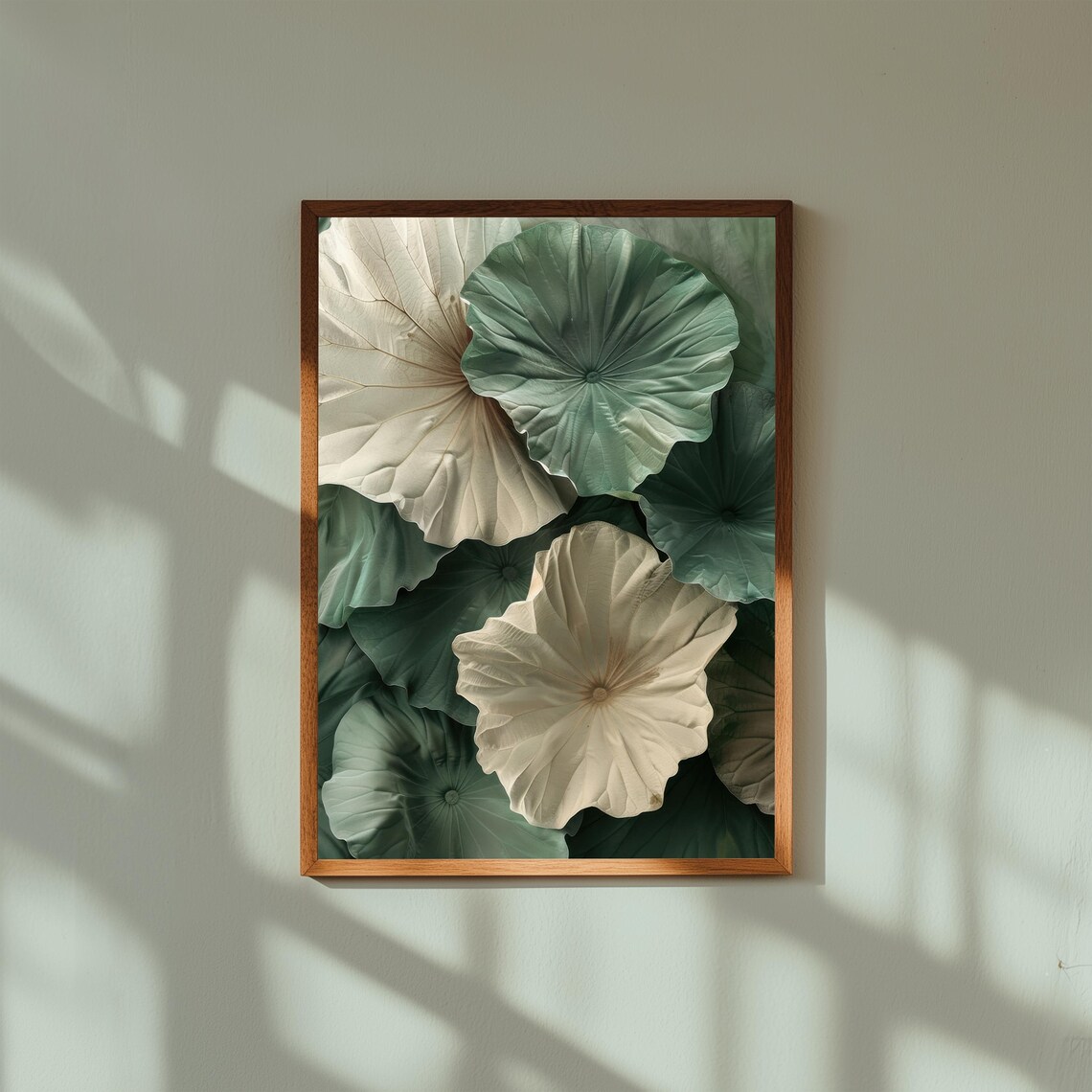 Abstract Botanical Print Modern Floral Fine Art Decor