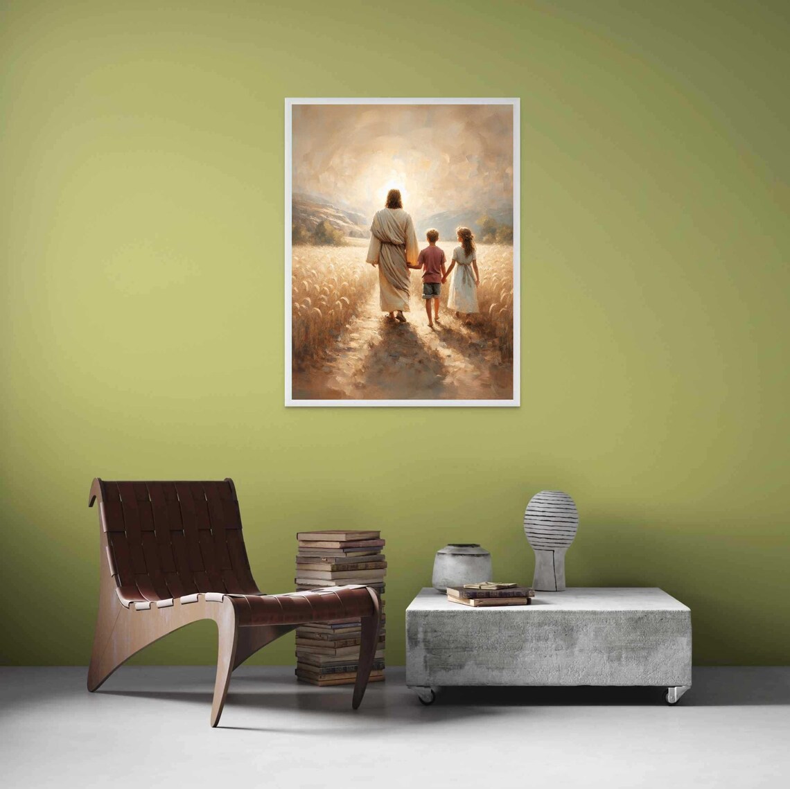Together Forever Christian Jesus And Children Art - Image 3