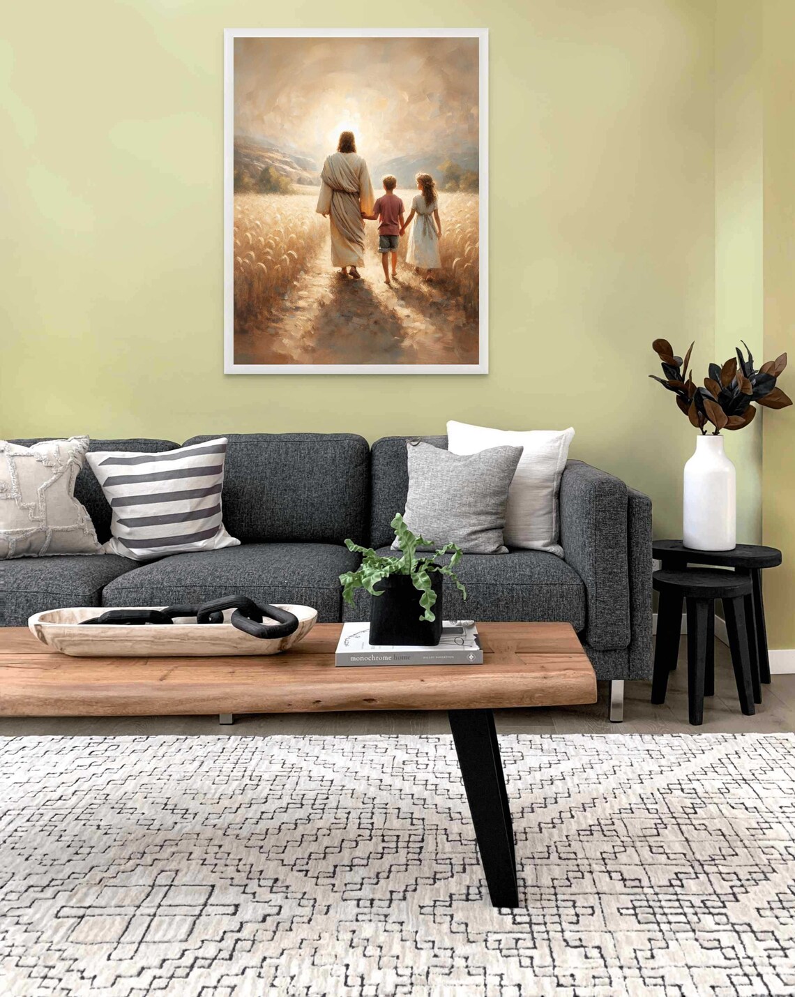 Together Forever Christian Jesus And Children Art - Image 2