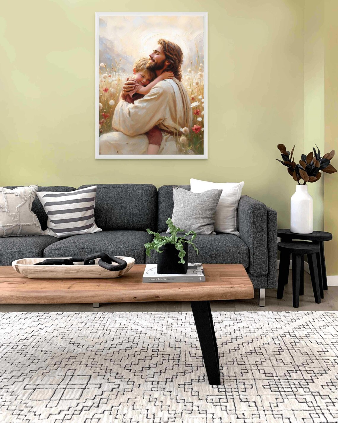 Smiles And Faith, Jesus With Children Art Print - Image 2