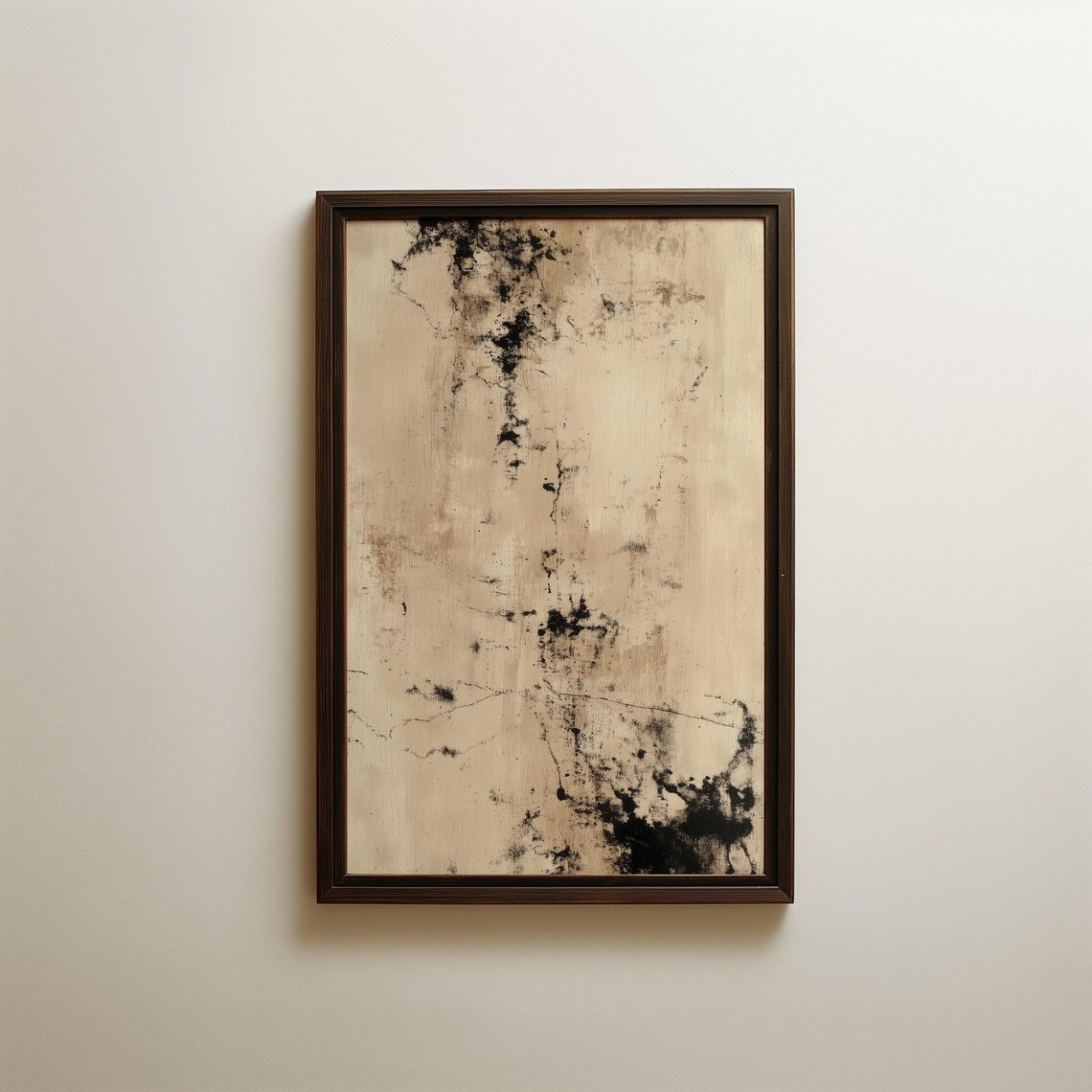 Abstract Wall Art, Neutral Tones Contemporary Decor