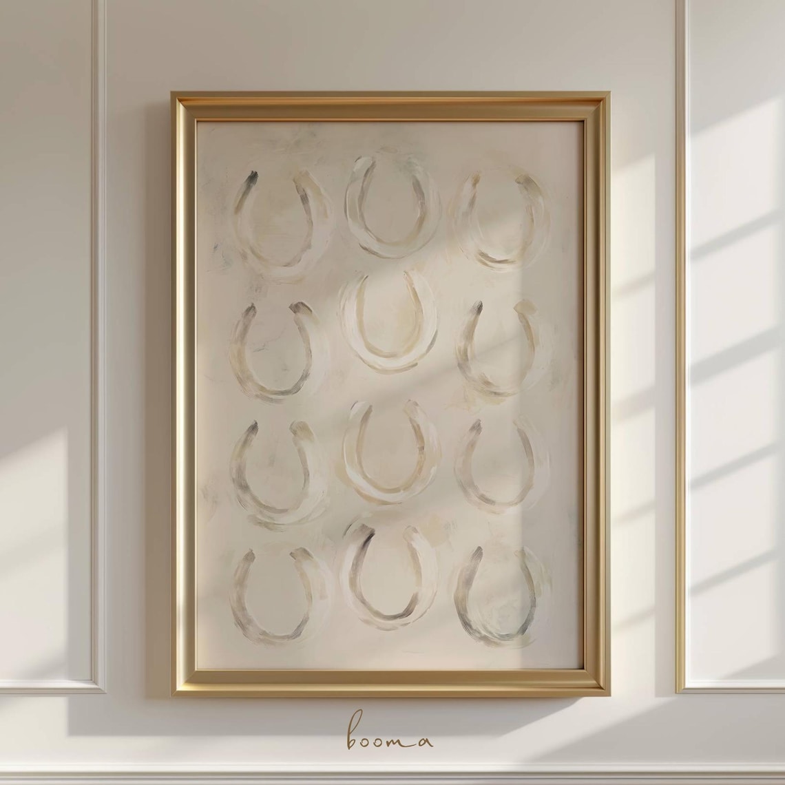 Southwestern Horseshoes Poster Print, Western Decor