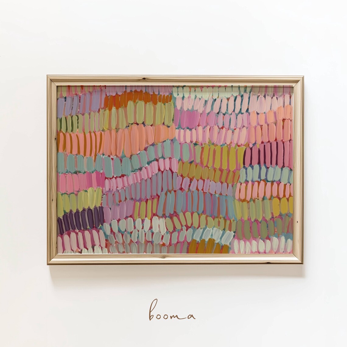 Abstract Contemporary Oil Painting, Wall Art Print