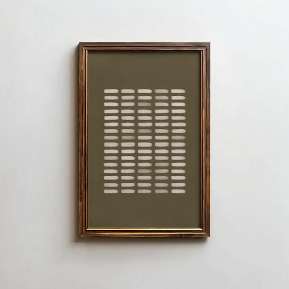 Japardi Green Wall Art Neutral Minimalistic Geometric Print Modern Textured Decor Digital Download