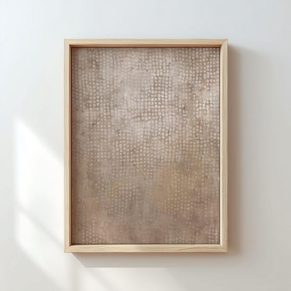 Beige Abstract Art Print Modern Textured Wall Decor Digital Download