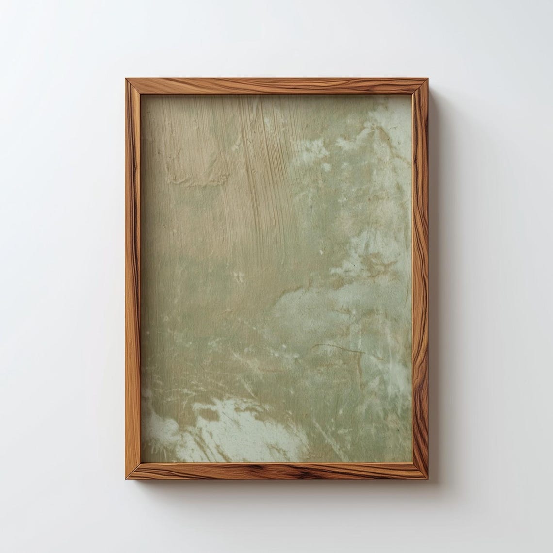Sage Green Abstract Textured Earthy Tones Modern Minimalist Poster