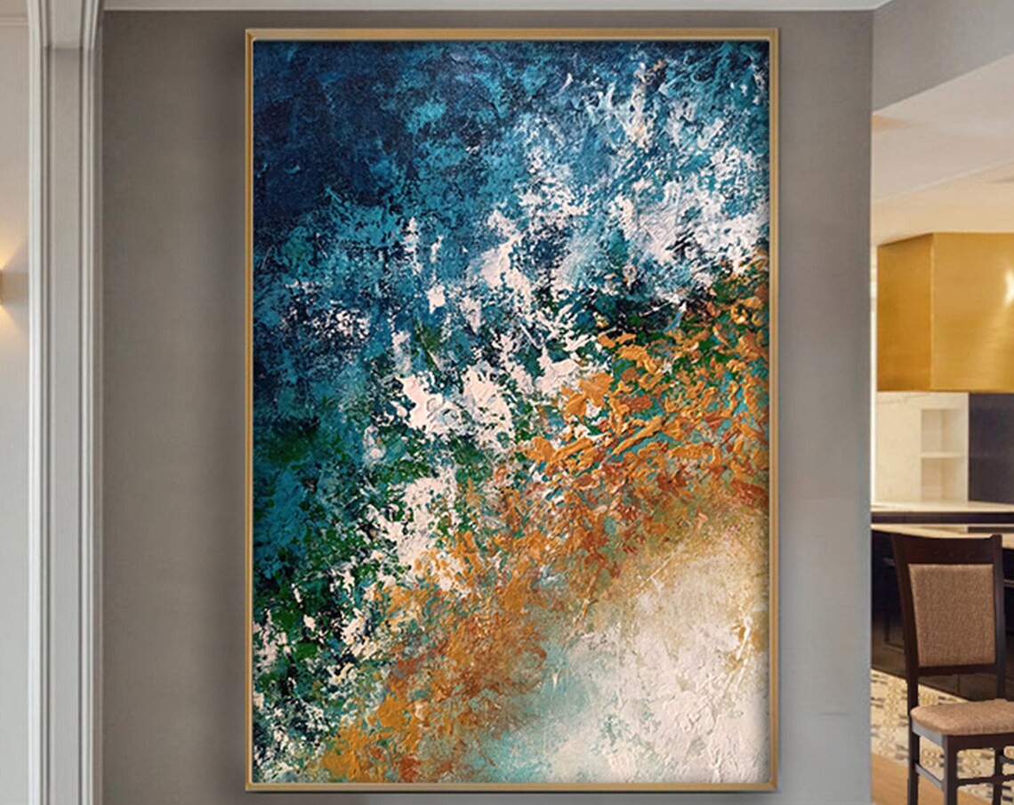 Original Abstract Palette Knife Painting Art Print - Image 4