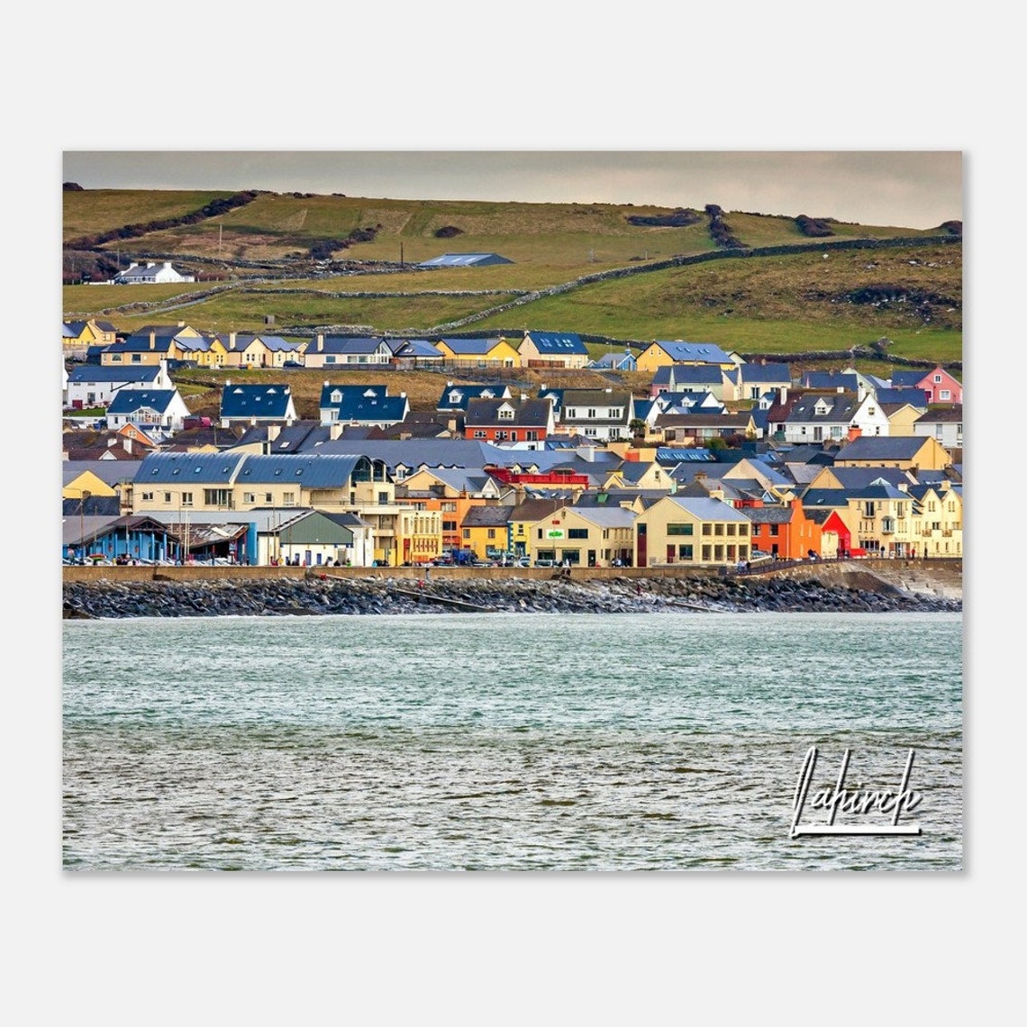 Lahinch Ireland Colorful Coastal Town Seaside Waterfront Poster