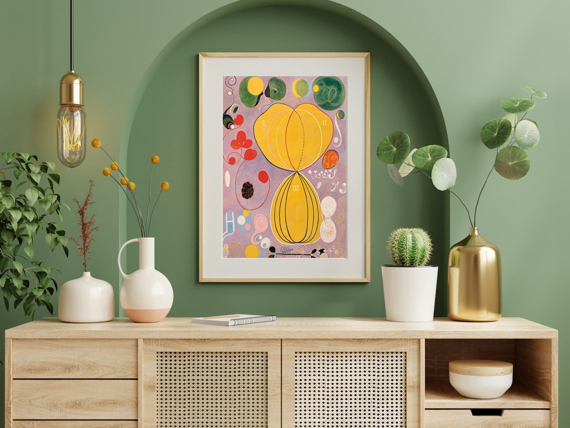 Hilma af Klint Ten Largest Adulthood Mystical Abstract Poster - Image 4