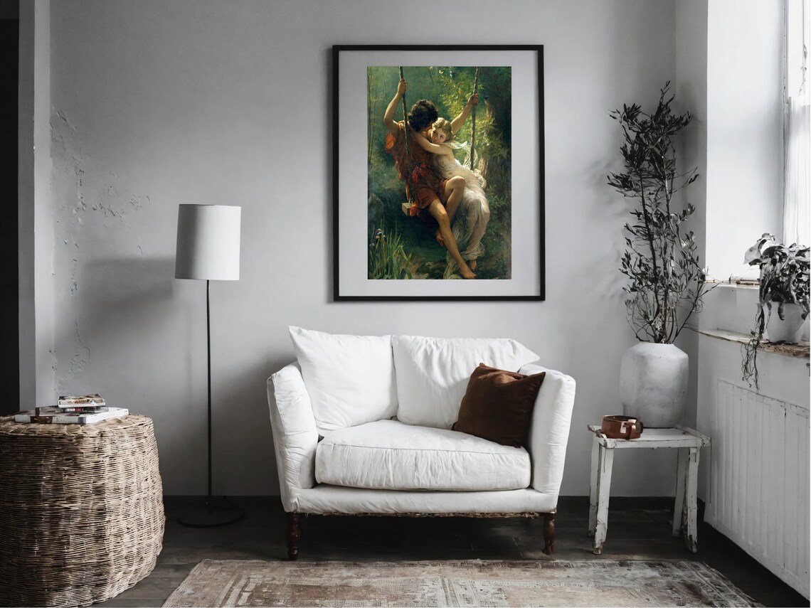 Springtime by Pierre-Auguste Cot, Vintage Art Print - Image 3