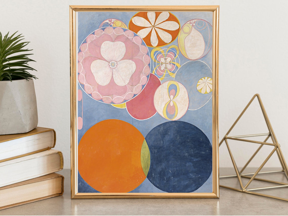 Hilma af Klint Childhood Abstract Spiritual Circle Art Poster - Image 6
