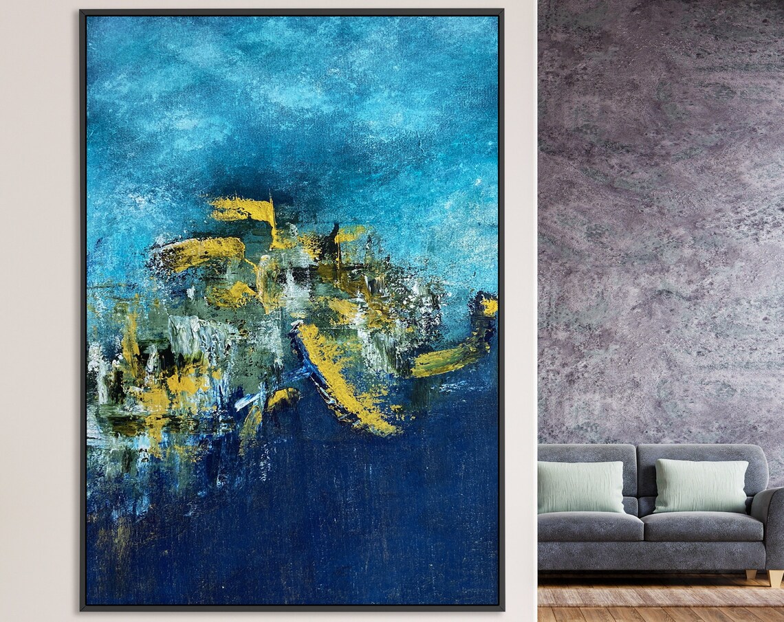 Abstract Cruise Ship Art Print, Modern Wall Decor