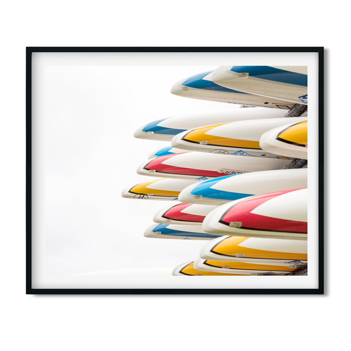 Outrigger Canoe Hawaii Abstract Travel Art Print - Image 3