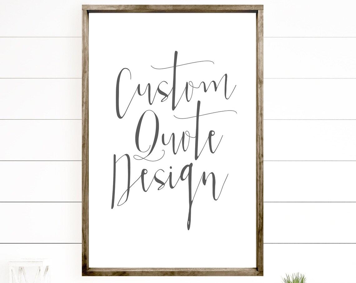 Custom Quote Wall Art, Personalized Home Art Print