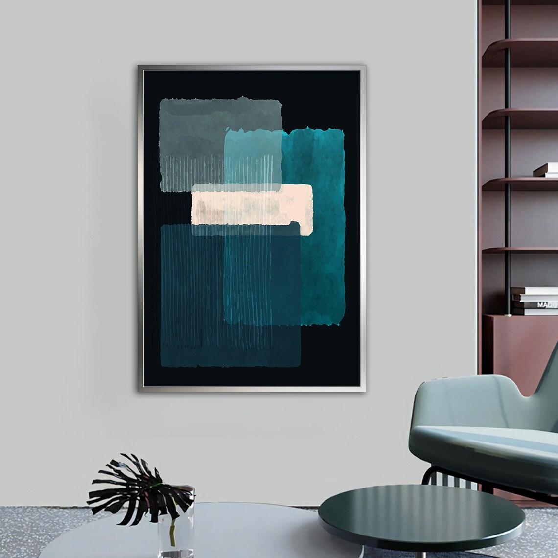 Mark Rothko-Inspired Abstract Art Print, Modern Minimal - Image 4
