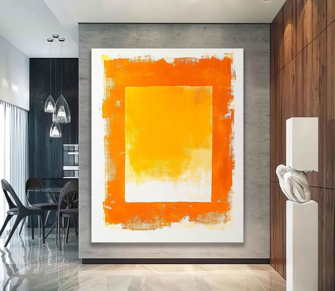 Yellow Orange Mark Rothko Expressionism Art Reproduction - Image 2