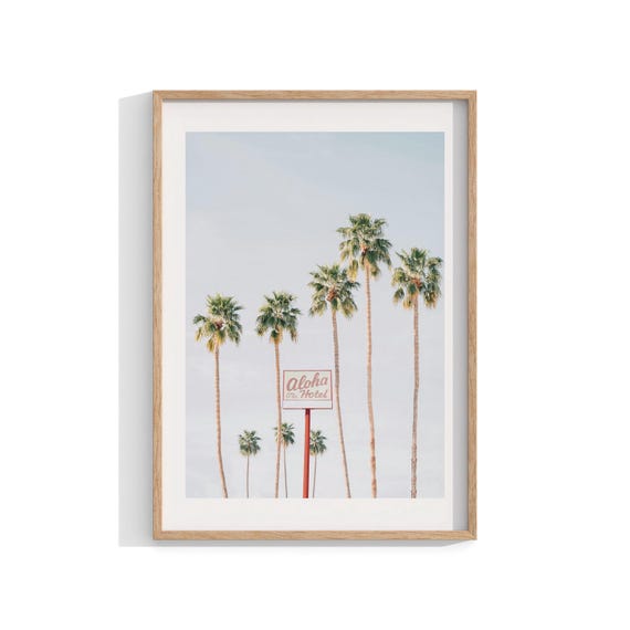 Aloha Hotel Photography, Retro Vintage Home Decor