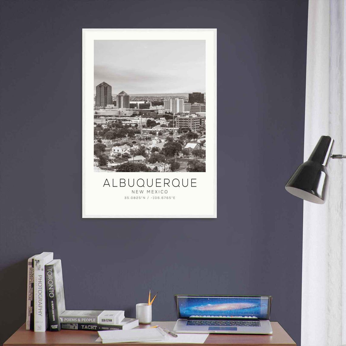 Albuquerque New Mexico Downtown Skyline Cityscape Photo Poster - Image 3