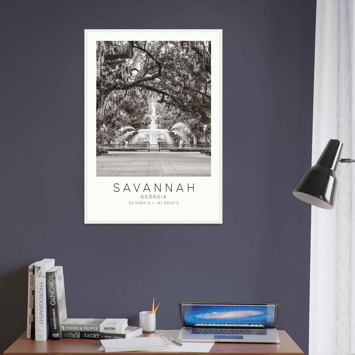 Savannah Georgia Minimalist Travel Poster Print - Image 3