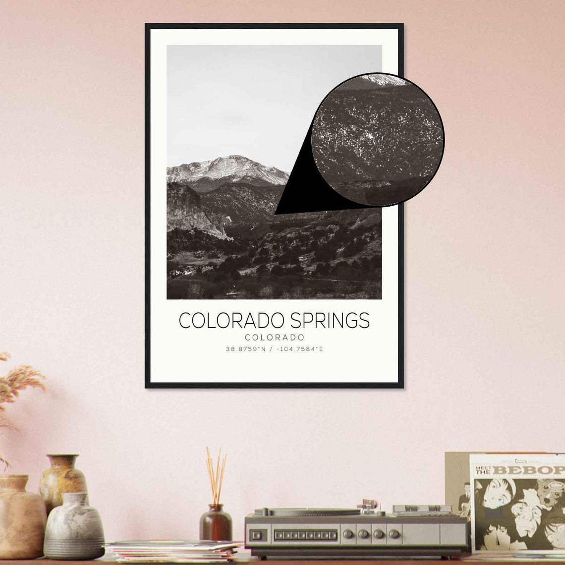 Colorado Springs Colorado Photo Travel Poster Colorado Springs Colorado Travel Print Minimalist Travel Print Ds2 - Image 4