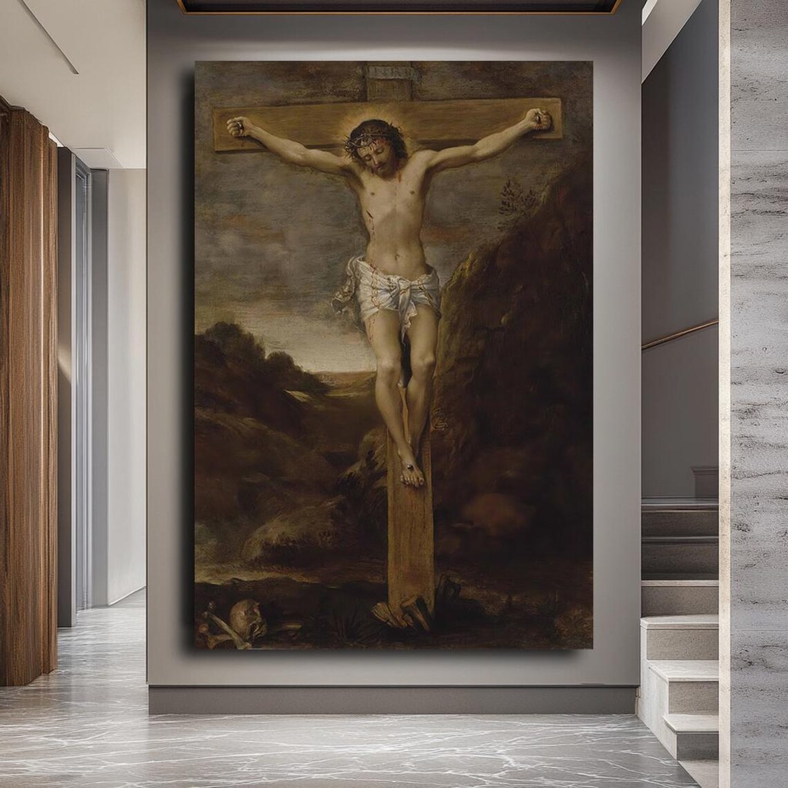 The Crucifixion Of Jesus Classic Renaissance Religious Art Wall Poster