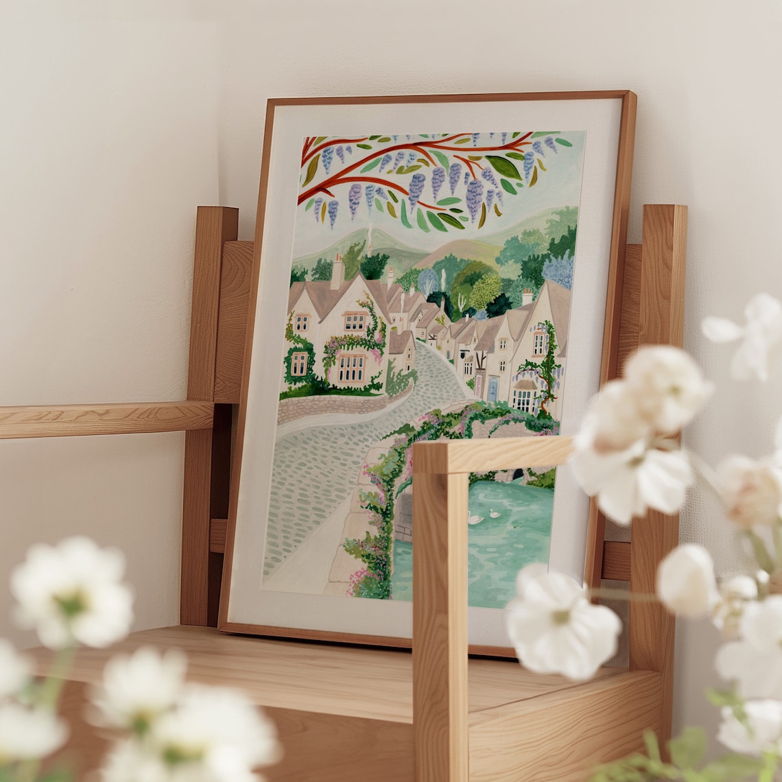 Cotswolds England Art Print, English Countryside - Image 2