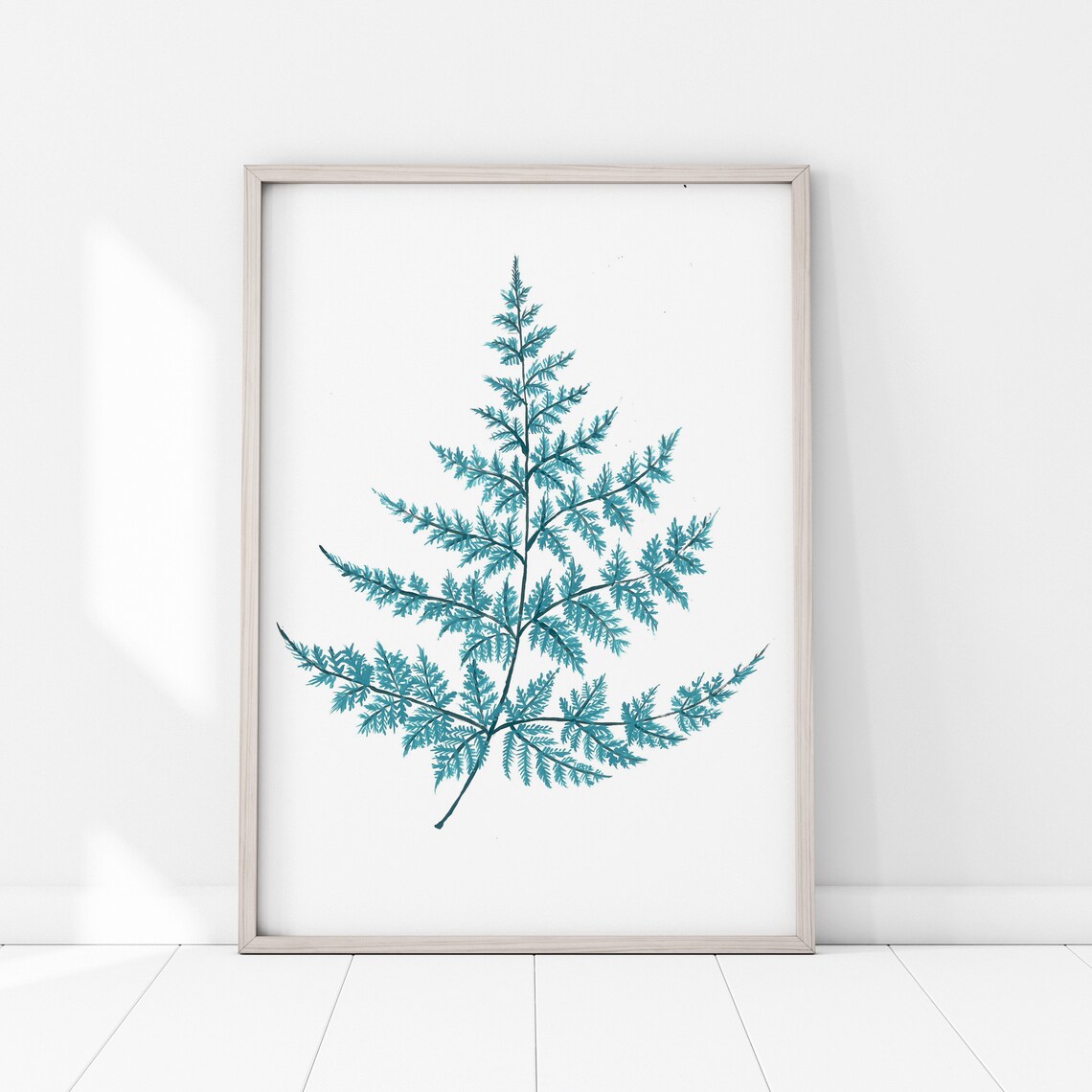 Fern Botanical Watercolor Art Print, Home Decor - Image 3