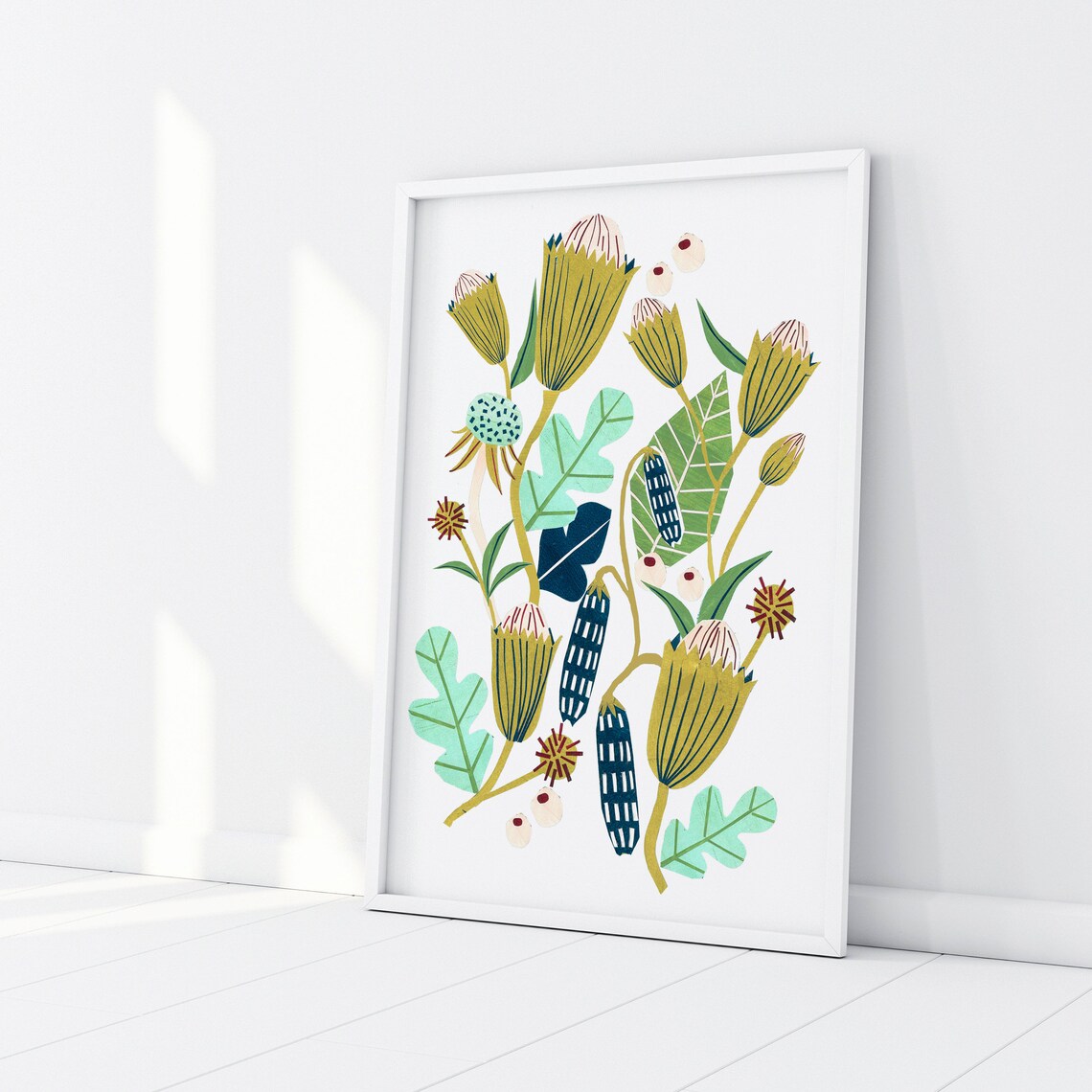 Flower Botanical Nature Art Print, Bedroom Decor - Image 2