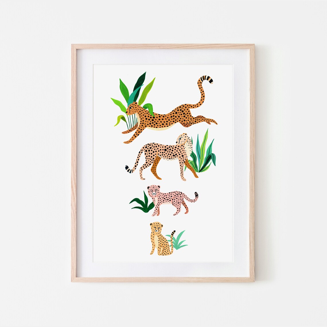Cheetah Print Big Cats Nursery Art Print