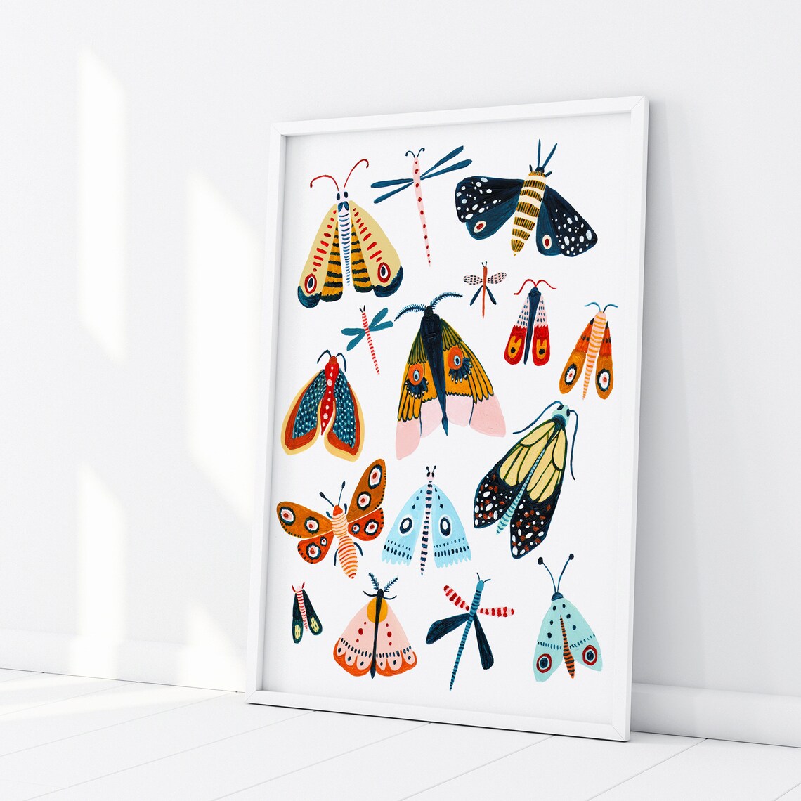 Moth Insect Print, Woodland Nursery Wall Art - Image 2