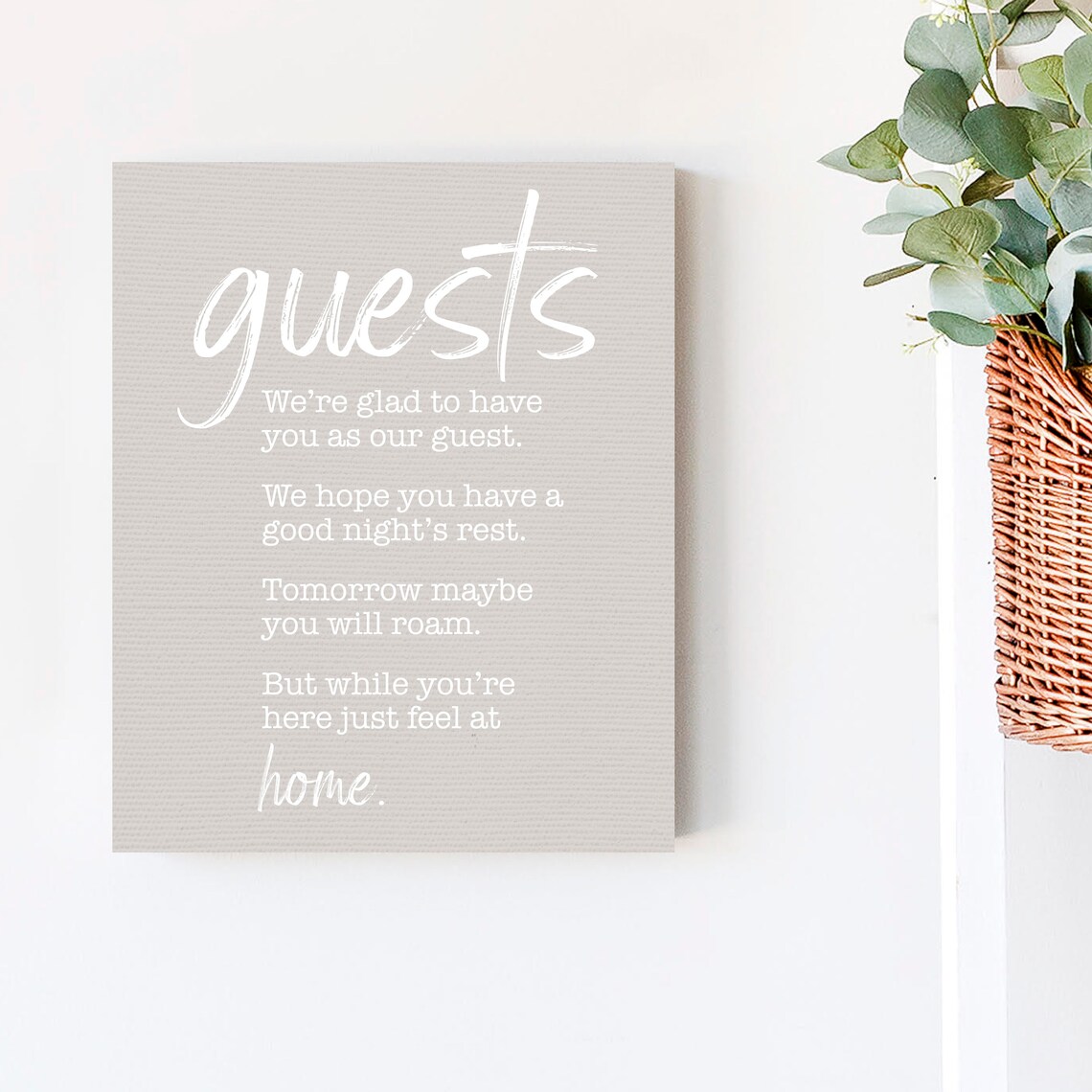 Guests Guestroom Farmhouse-Inspired Art Print - Image 3