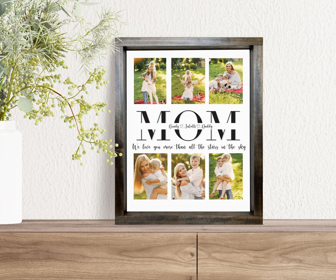 Mom Photo Print, Custom Mother's Day Art Print
