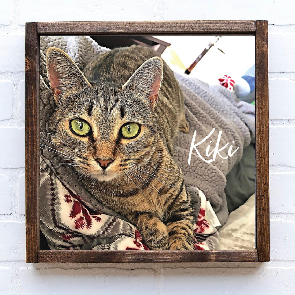 Custom Pet Portrait, Oil-Effect Memorial Art Print - Image 3